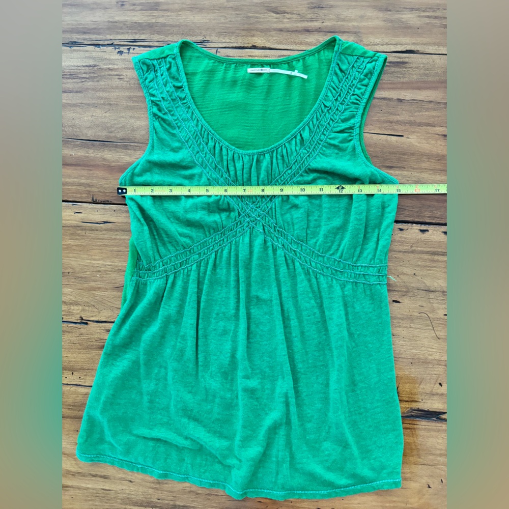 Max Studio  Stretch Linen Top - Picture 4 of 9